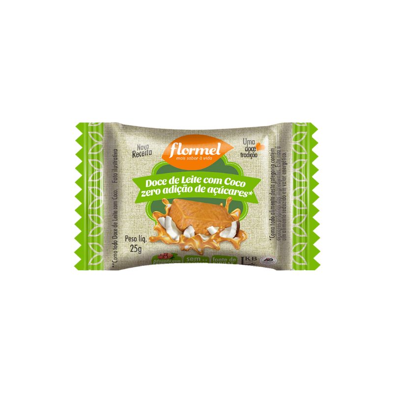 Doce de Leite com Coco Zero Flormel 25g