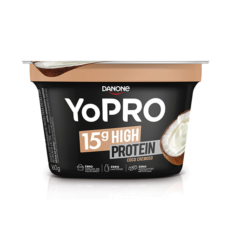 Yopro iogurte high protein coco cremoso 160g - Danone