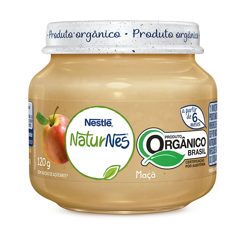 Naturnes maçã orgânico 120g - Nestlé