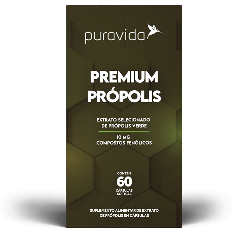 Premium Própolis Puravida 60Caps