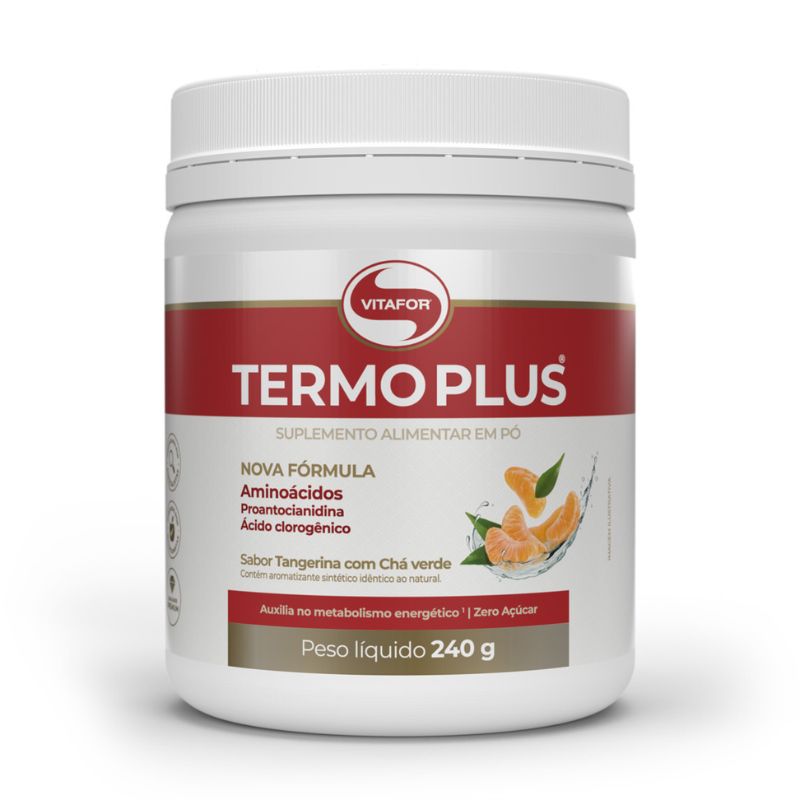 Termo Plus Tangerina Chá Verde Vitafor 240g