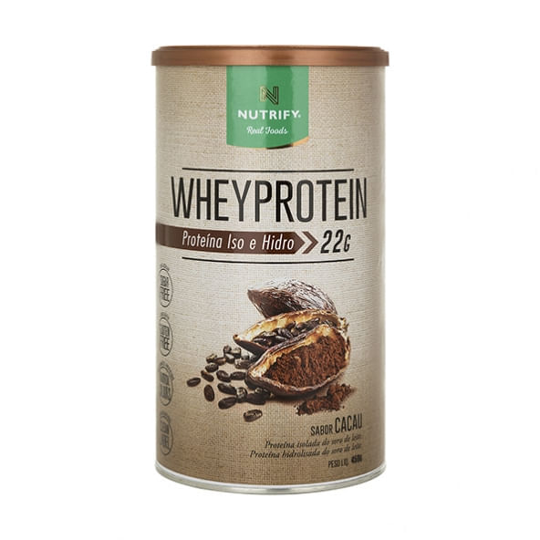 Whey Protein Cacau 450g - Nutrify