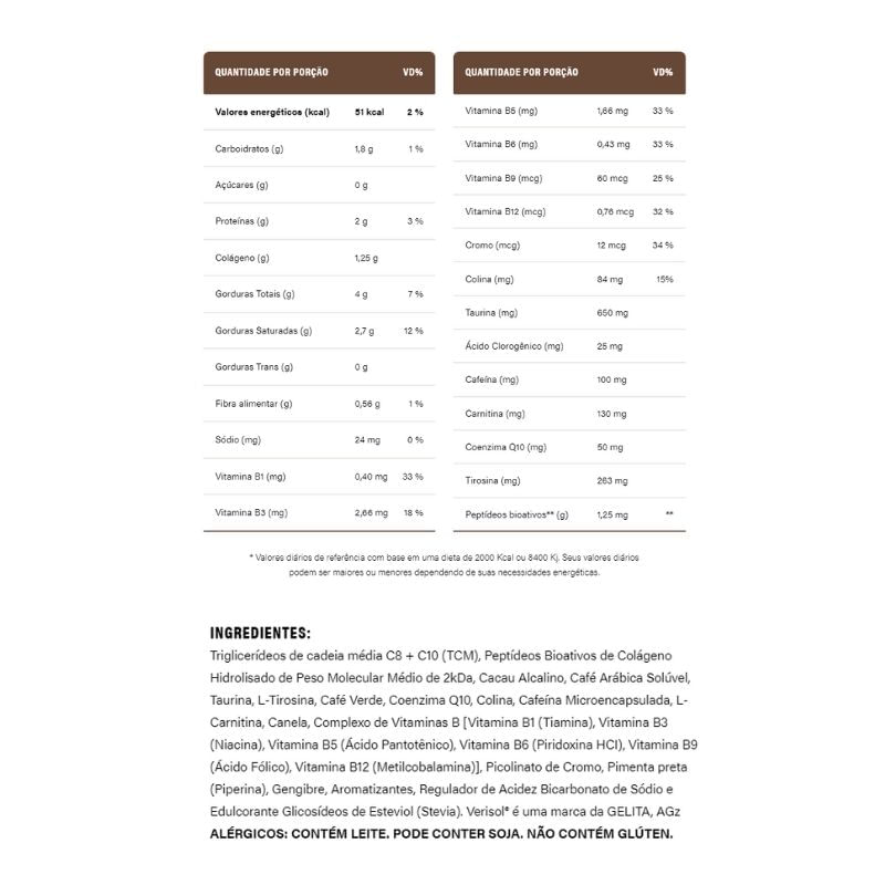 Supercoffee 3.0 Chocolate To Go Caffeine Army 10g