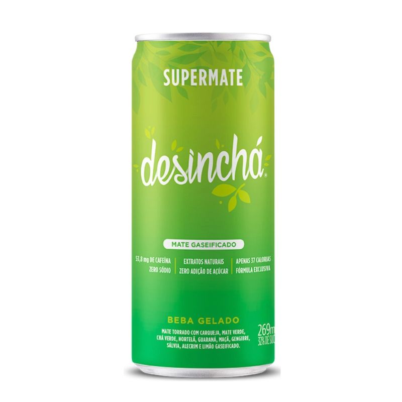 Supermate Gaseificado Desinchá Lata 269ml