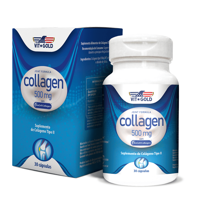 Collagen Tipo II Vitgold- 30 cápsulas