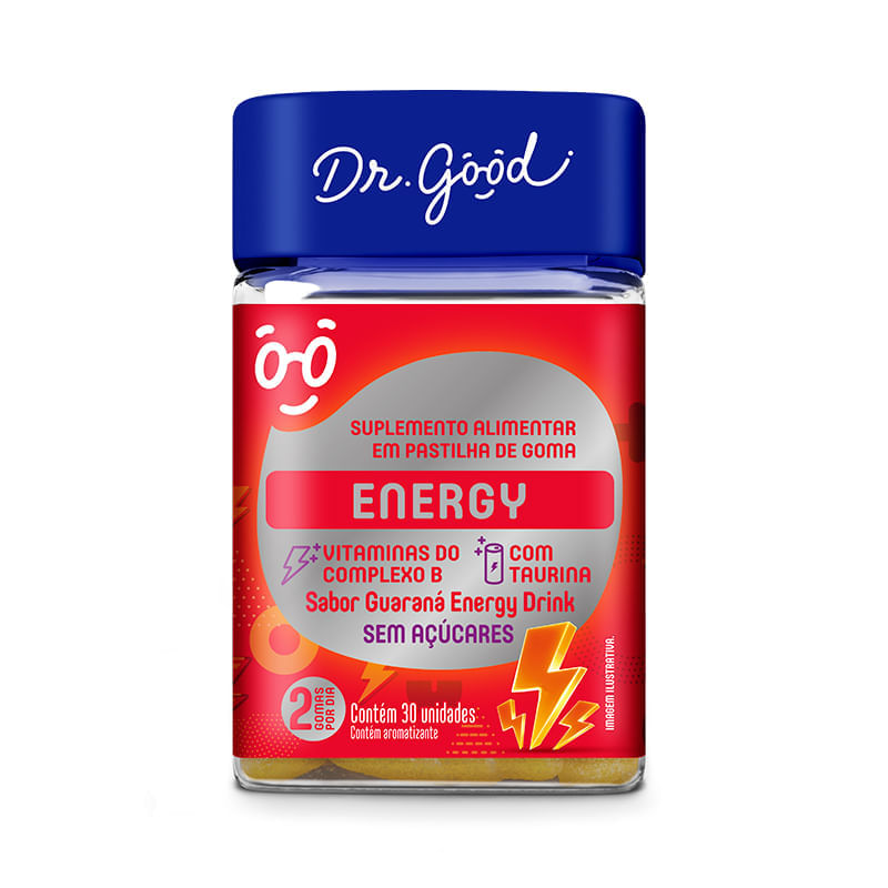 Energy Guaraná Energy Drink 30gomas Dr Good