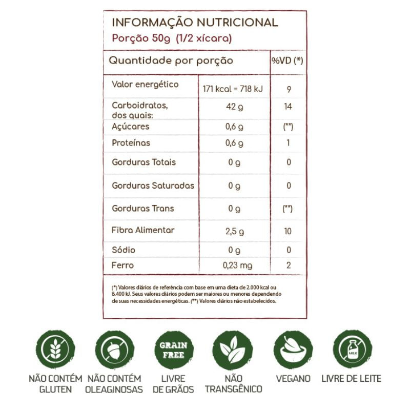 Farinha de Mandioca Zaya 1kg