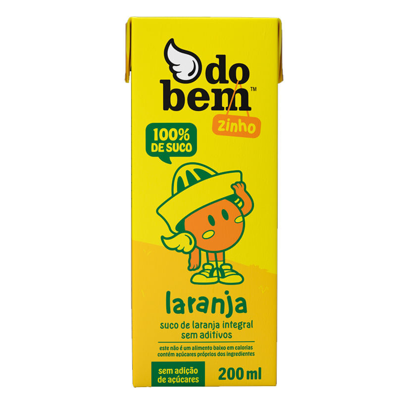 Suco de Laranja Integral 200ml - Do Bem