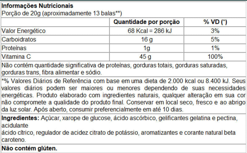 Valda C Laranja Mentolada 50g - Valda