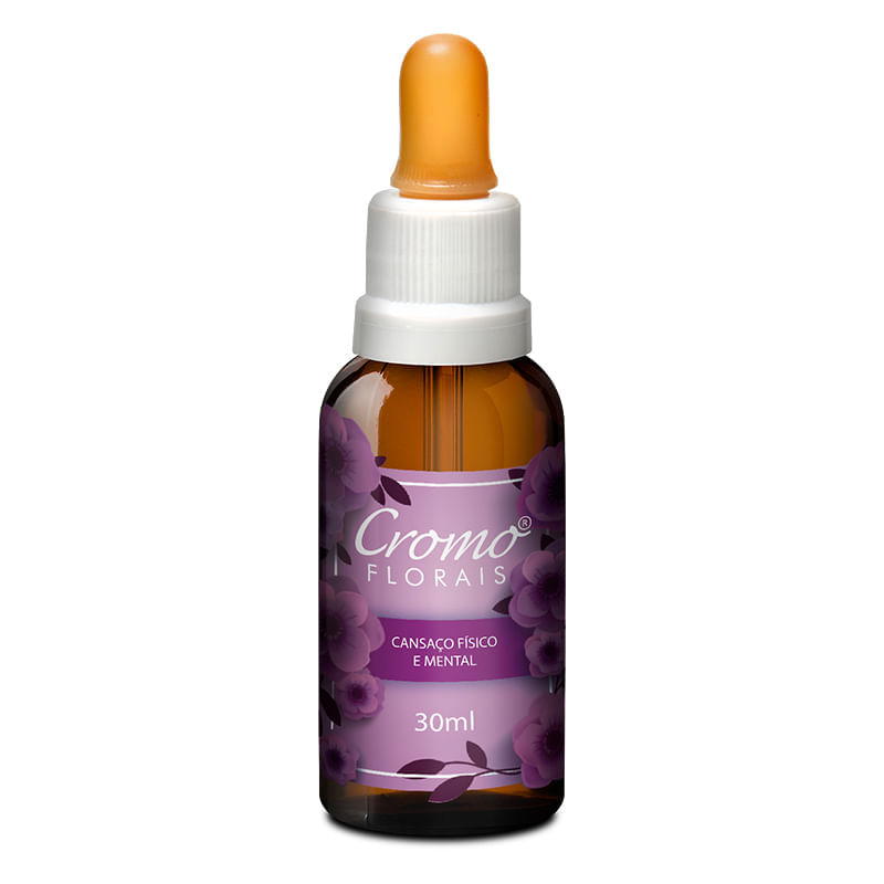 Floral Cansaco Físico e Mental 30ml - Cromoflorais