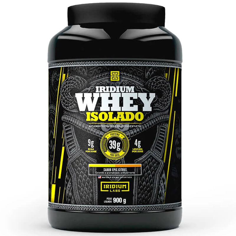 Whey Isolado Epic Citrus 900g - Iridium Labs