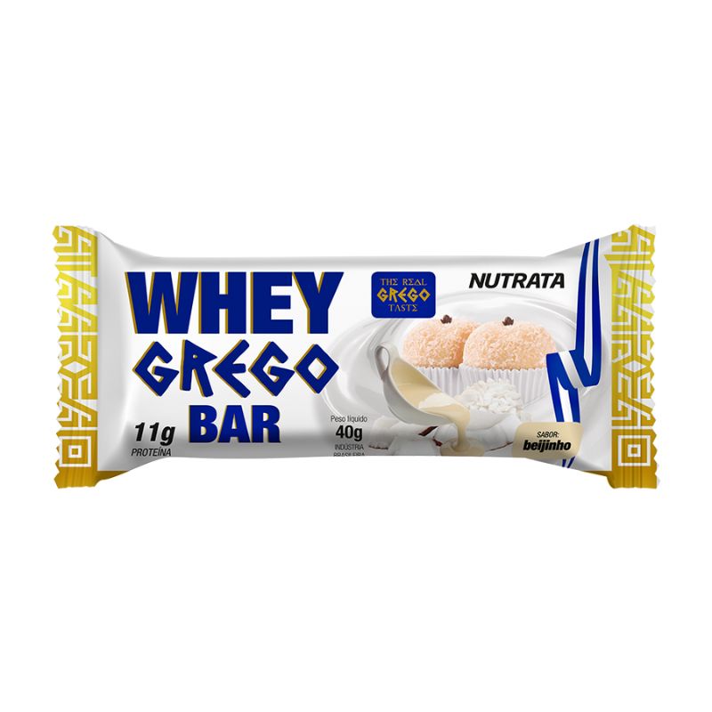 Whey Grego Bar Beijinho Nutrata 40g