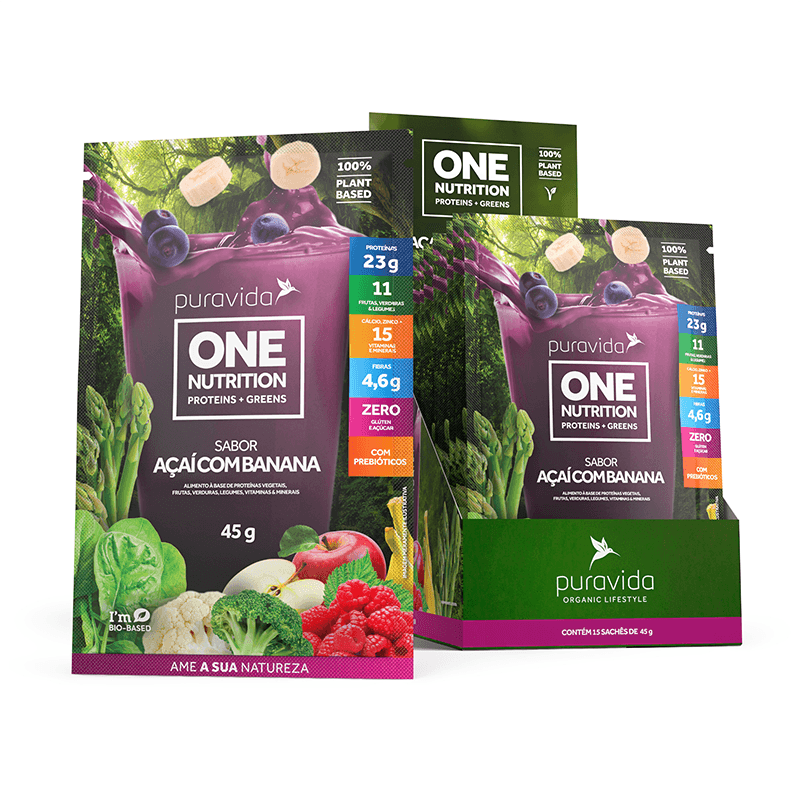 One Nutrition Açaí com Banana Puravida sch 45g