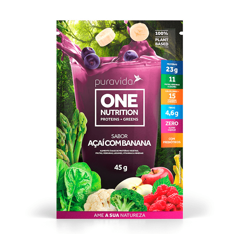 One Nutrition Açaí com Banana Puravida sch 45g