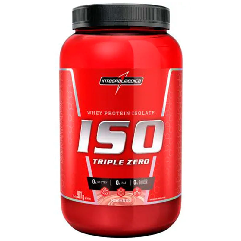 Iso Whey Protein Morango 907g - Integralmedica