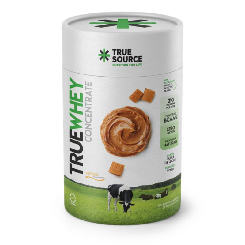 Whey Zero Lactose Doce de Leite  True Source 900g