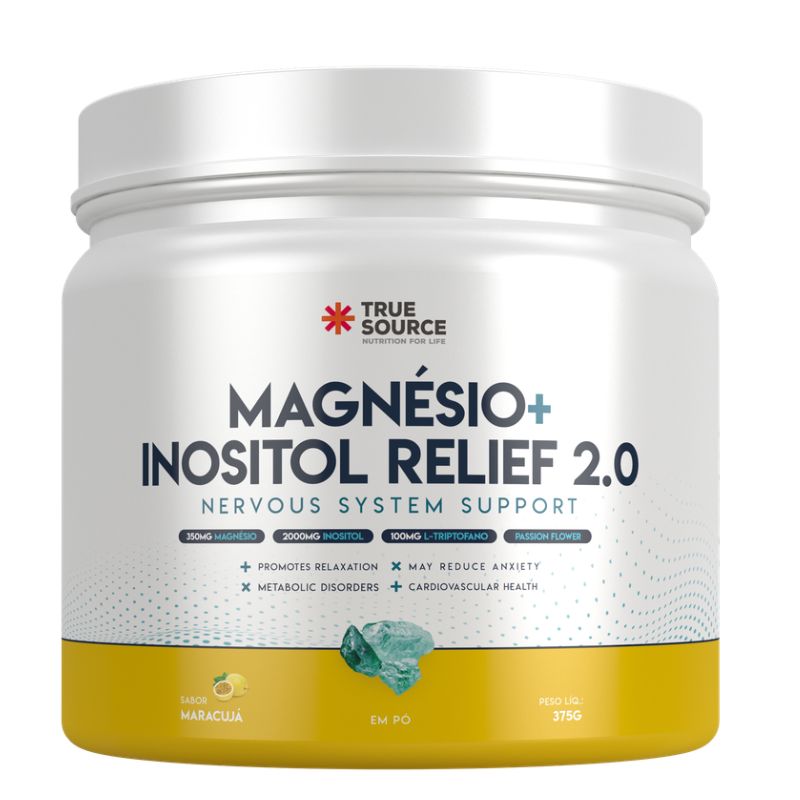 Magnésio + Inositol Relief 2.0 Maracujá True Source 375g