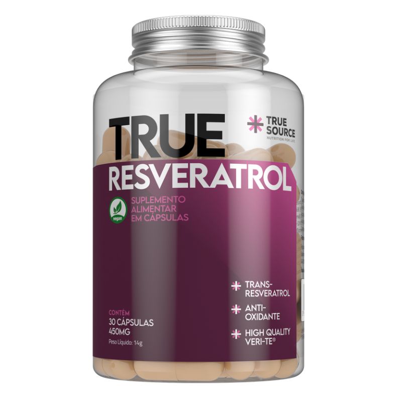 Resveratrol True Source  450mg 30 cápsulas