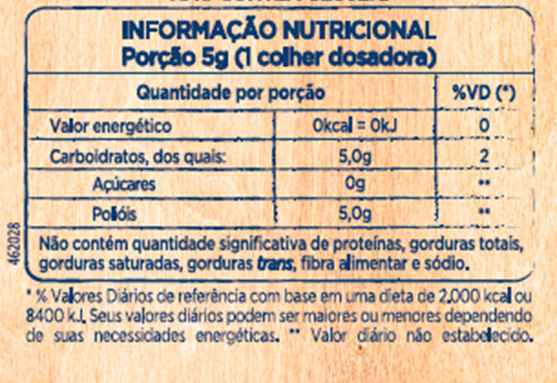 Zero Cal Adoçante Eritritol Po 250g - Hypera Pharma