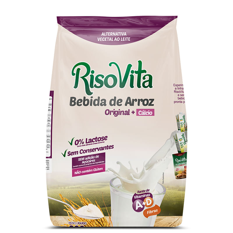 Bebida De Arroz Original em pó 300g - Risovita