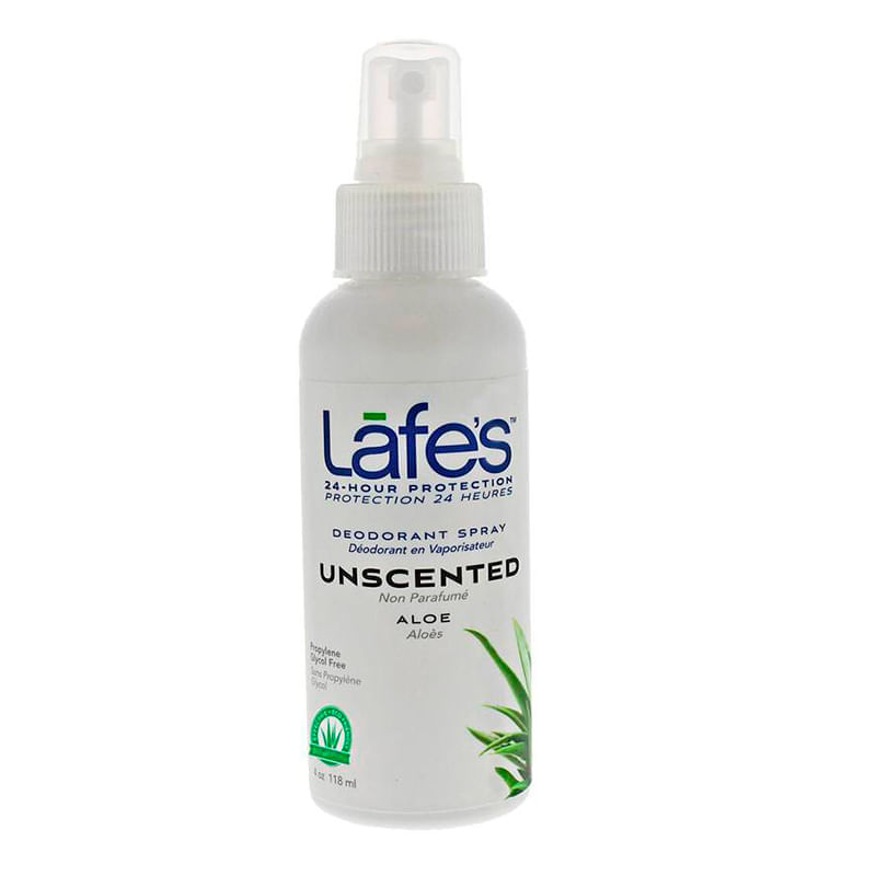 Deodorant Spray Unscented Lafe's 118ml