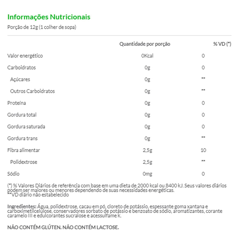 Calda Sobremesa Chocolate 335g - Mrs Taste