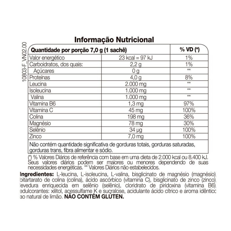 Aminofor Limão Vitafor 30x7g