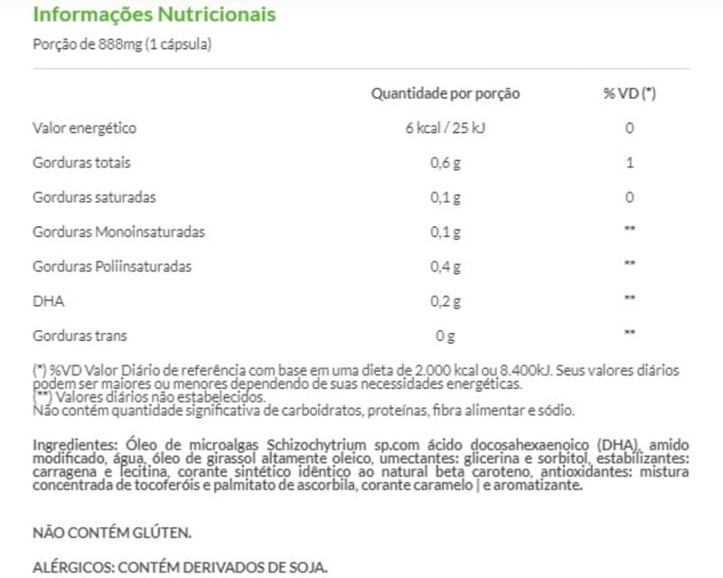 Veggy DHA Naturalis 30 cápsulas