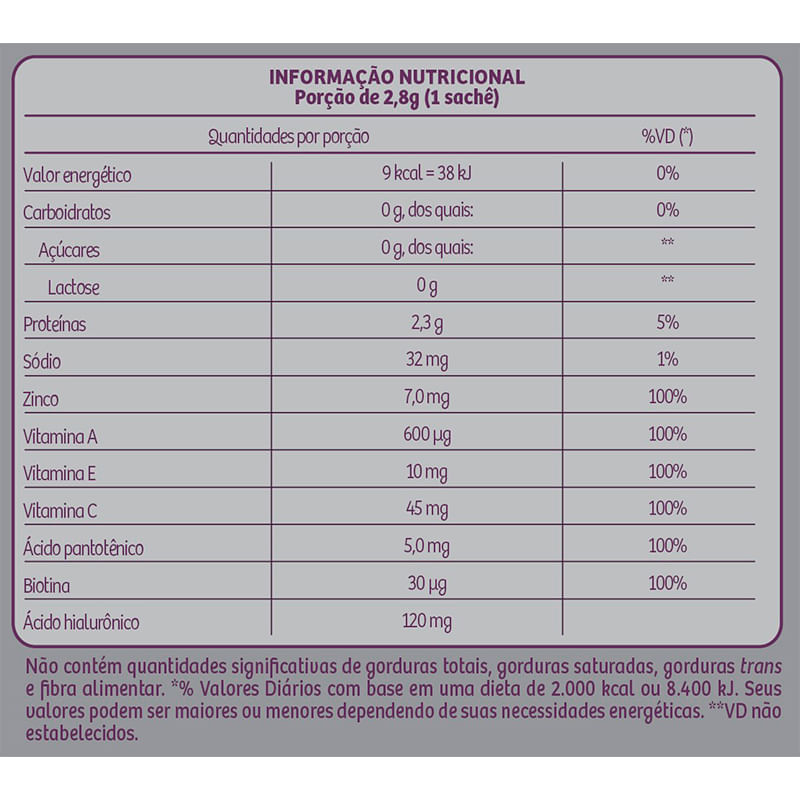 Hyaluronic Verisol Neutro Sanavita 30 sachês