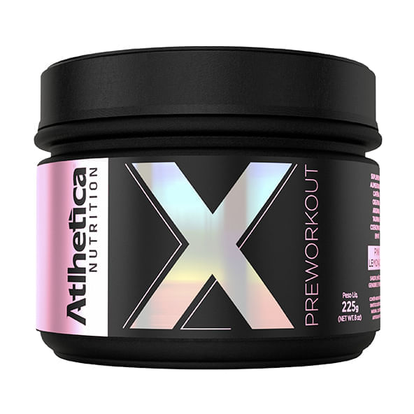 X HD Pre Workout Pink Lemonade 225g - Atlhetica