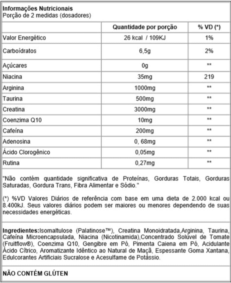 X Pre Workout Apple Crush 450g - Atlhetica