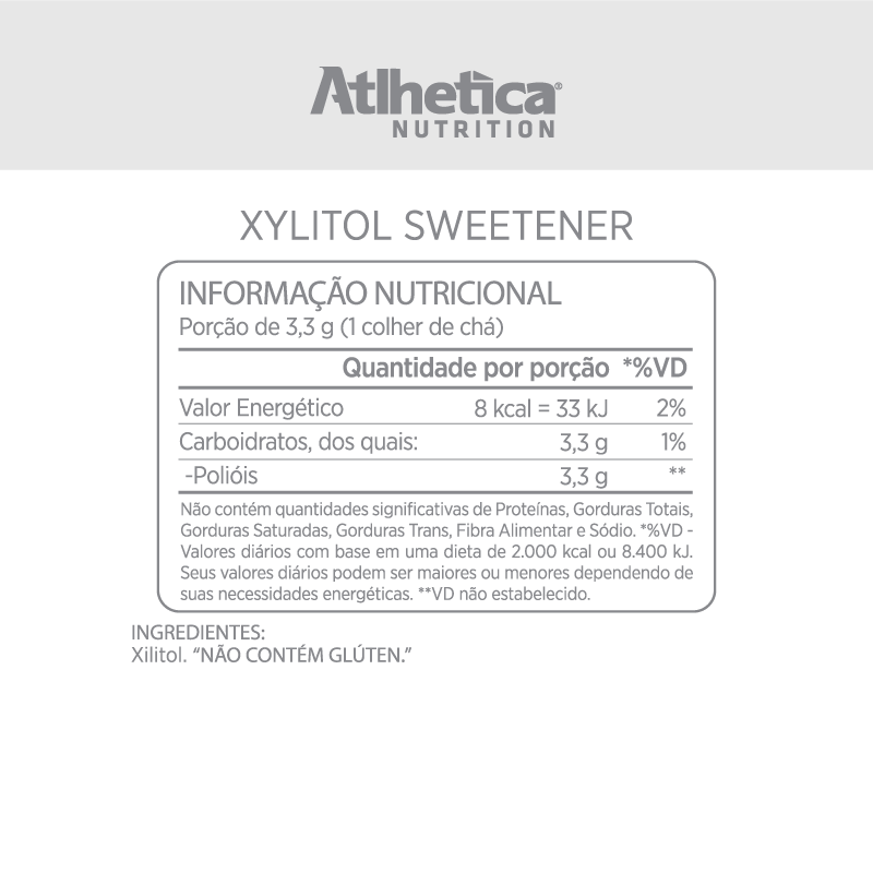 Xylitol Sweetner Elements Of Life Atlhetica 200g