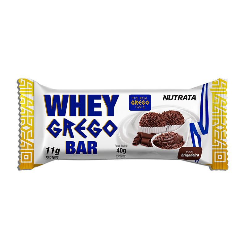 Whey Grego Bar Brigadeiro Nutrata 40g