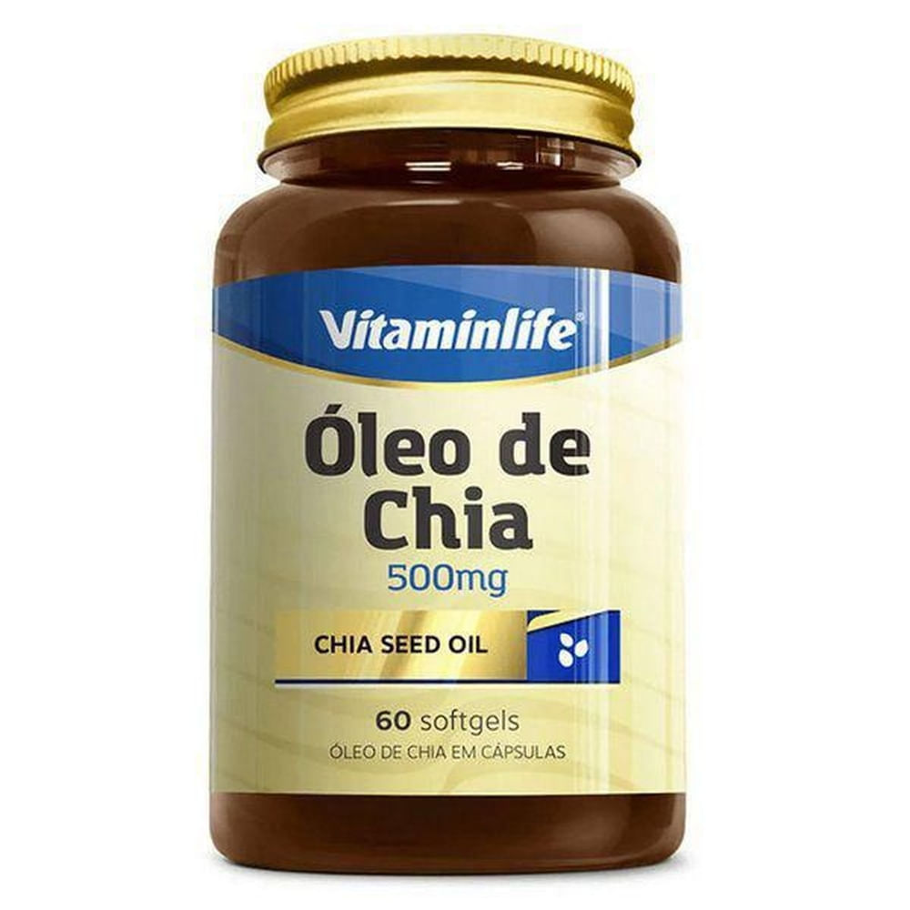 Óleo de Chia Vitaminlife 60 cápsulas