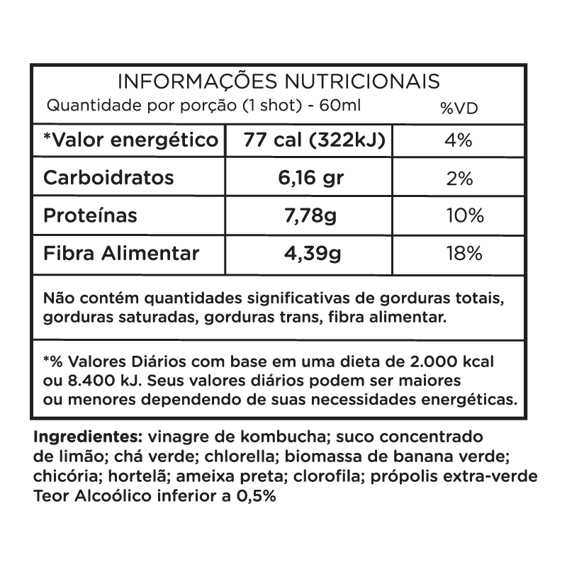 Kombushot Bem Estar 60ml Koobi