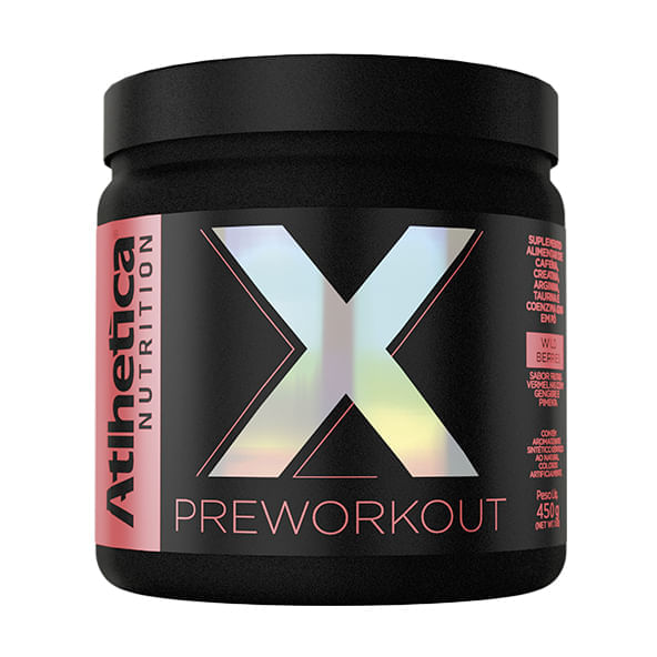 X HD Pre Workout Wild Berries 450g - Atlhetica