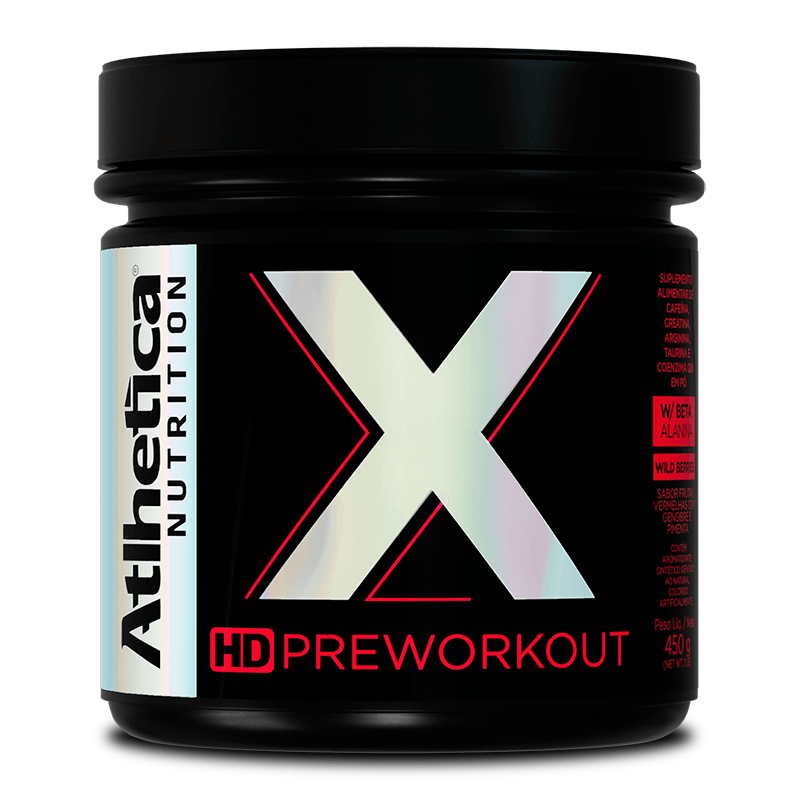 X HD Pre Workout Wild Berries 450g - Atlhetica