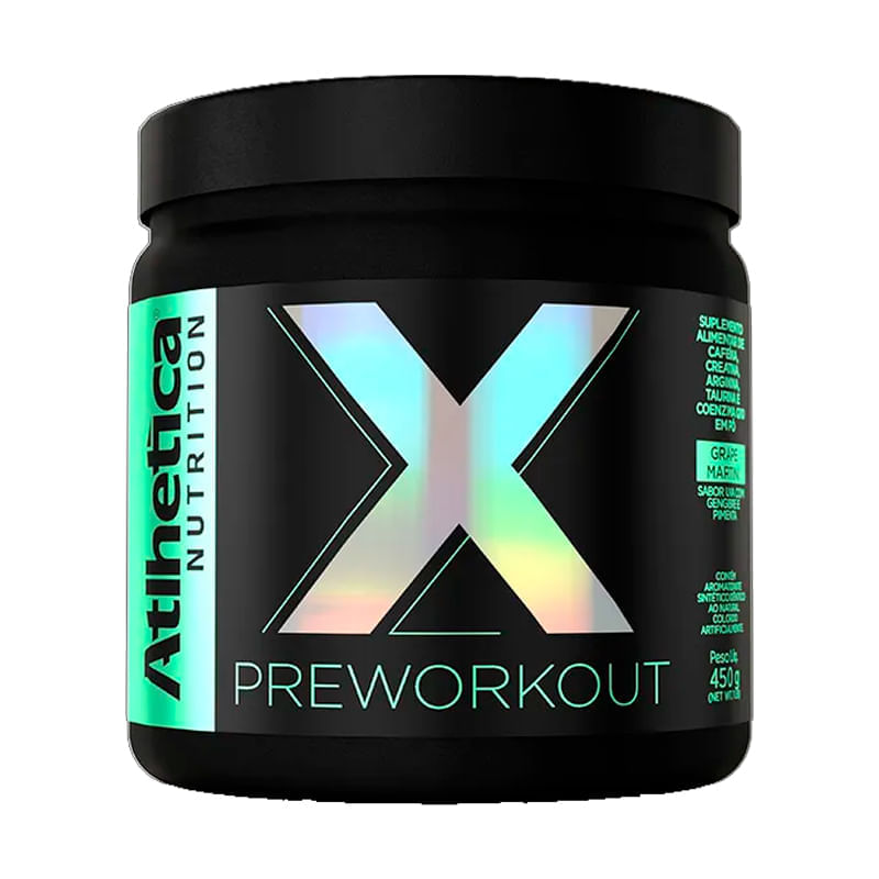 X Pre Workout Grape Martine 450g - Atlhetica