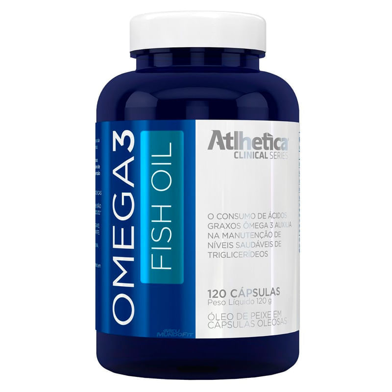 Ômega 3 Fish Oil 1000mg 120caps - Atlhetica