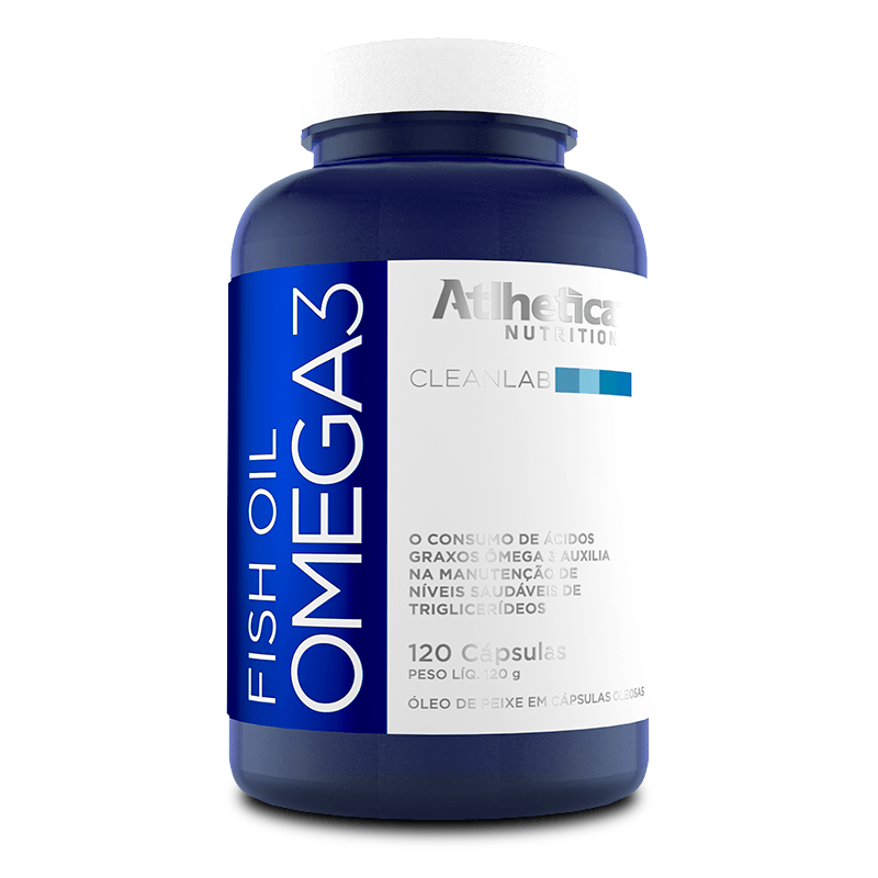 Ômega 3 Fish Oil 1000mg 120caps - Atlhetica