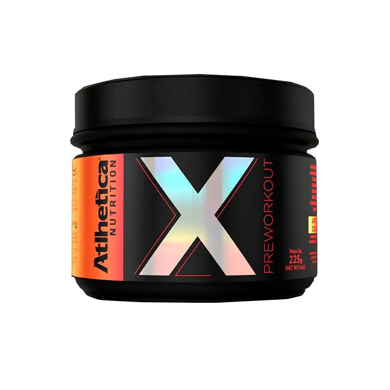 X Pre Workout Apple Crush 225g - Atlhetica