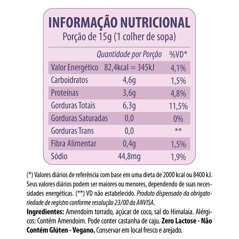 Pasta de Amendoim Açucar de Coco 300g - Eat Clean