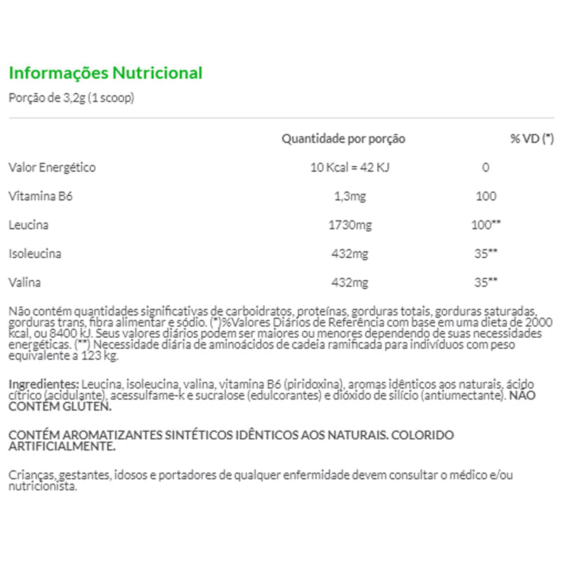 BCAA sabor Maracujá 200g - Integralmedica