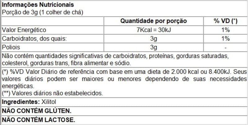 Xylitol 300g - Naiak