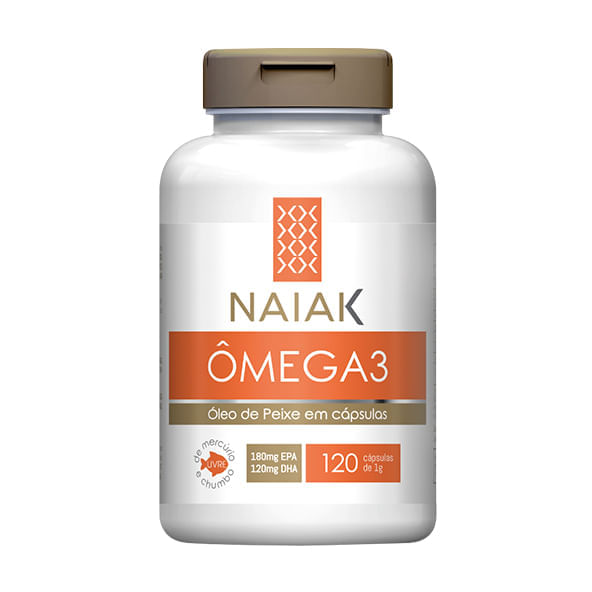 Ômega 3 1000mg 120 cápsulas - Naiak