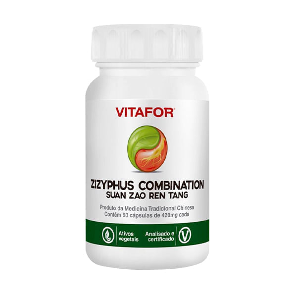 Zizyphus Combination 420mg 60 cápsulas - Vitafor