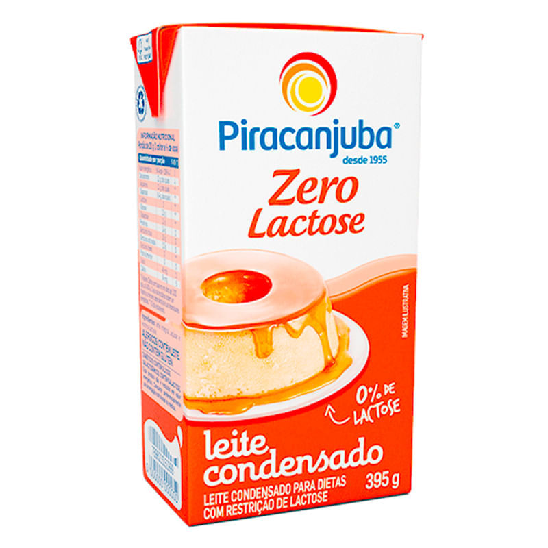 Leite Condensado Zero Lactose 395g - Piracanjuba