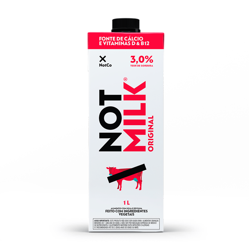 Not Milk Original Leite Vegetal 1L - Notco