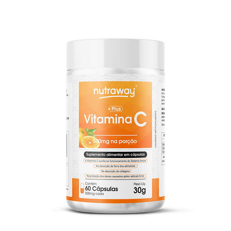 Vitamina C 500mg 60caps - Nutraway