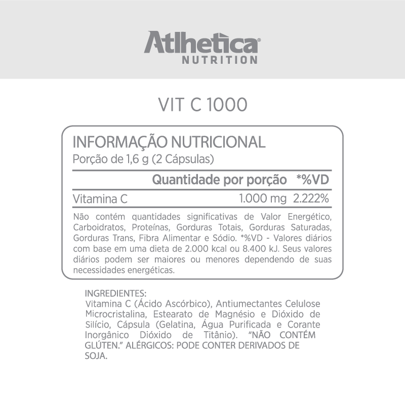 Vit C 1000mg Elements Of Life Atlhetica 60caps